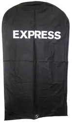 Storage for shirts, dresses, suits, etc. 3 bags included. Black vinyl. Zipper starts in the middle at the top of the...