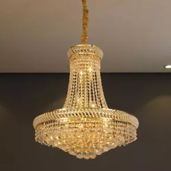 Luxury K9 Crystal Ceiling Light Pendant Hanging Lamp Chandelier Lighting Bedroom.