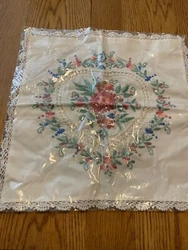 I have a new embroidered Pillowcase.