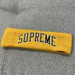 Supreme New Era Sequin Arc Logo Headband Yellow FW18 One Size.