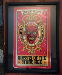For fans of Queens of the Stone Age, this concert poster from their Bridgeport, CT show on 8/7/2023 is a must-have....