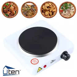 【Réchaud électrique portable】 ： La table de cuisson à induction Uten se compose dune plaque de cuisson en...
