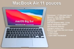 Disque dur SSD 256 Go. Il est possible dinstaller les versions 12 et 13 sur cet ordinateur, mais la version 11 est...