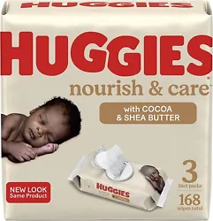 Calming Scent: Lightly scented baby diaper wipes infused with cocoa and shea butter ingredients for a soothing scent.
