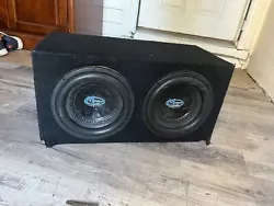 bass subwoofer. Box only $150Amps $85 each or $160 for both Everything together $300