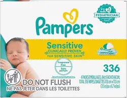 Clinically proven to protect your little one’s sensitive skin, Pampers Sensitive baby wipes are thick and soft for a...