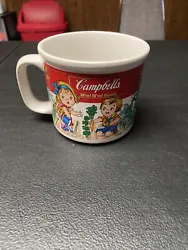 Campbells Soup VEGETABLE GARDEN Cup Mug Bowl West Wood 1993. No chips or cracks! In amazing condition.