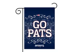 New England Patriots. Proudly show off your team spirit with this eye catching premium stitched 2-sided outdoor garden...