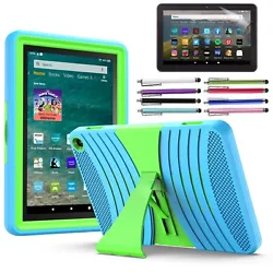 Case for All-New Amazon Fire HD 8 Tablet (2020 Release), Hybrid Shockproof Full-Body Rugged Protection Cover for Amazon...