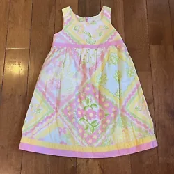 Cute dress in great condition. No stains or holes. See pictures. Great buy!