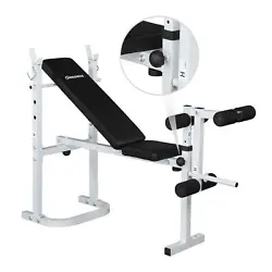 It is a versatile bench that conveniently adjusts to flat and incline positions. Fixed uprights hold a lot of weight in...