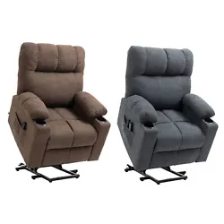Make your life easier with this recliner chair for adults from HOMCOM. With a touch of a button, you can go from a...
