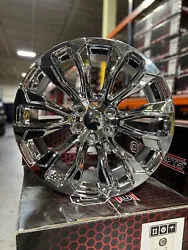Wheel Size 24x10. These will will fit any Chevy, GMC Truck or SUV with a 6x139.7 bolt pattern. Wheels will carry a 1...