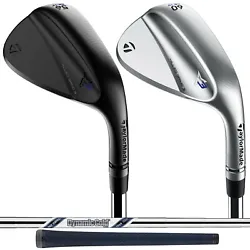 TAYLORMADE MILLED GRIND 3 WEDGE. Raised Micro-Ribs are positioned between full grooves for added texture on the face....