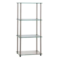 Treat yourself to a furniture focal point and shelving essential with the Convenience Concepts Designs2Go 4 Tier Tower...