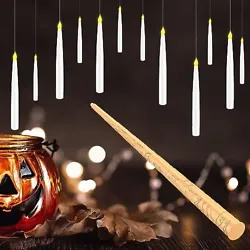 The hangging candles with a magic wand remote will bring a feel of the magical world!