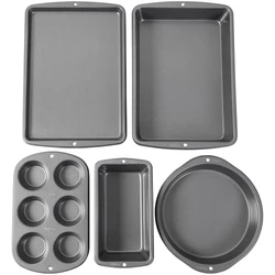 Whip up batches of your favorite cookies, cakes, pies, breads, cupcakes and muffins. Each pan is made from durable...