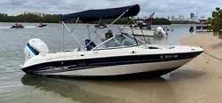 2005 Sea Ray 185 Sport 18 ft Bowrider 115 hp Merc 4 stroke  outboard engine, Lawrence chart plotter, ski bar package...