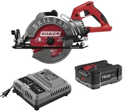 The first and only cordless wormdrive saw gives you legendary skilsaw power to go anywhere. the brushless motor...
