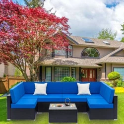Are you looking for a comfortable sofa set for your family?. Unlike normal leather sofa, this rattan sofa will give you...