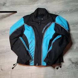 Harley Davidson Blue Black Mesh Riding Jacket as pictured. Acquired from a recent estate clean out, appears to be in...