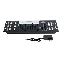 192 DMX channels. DMX polarity selector. Reversible DMX channels allows fixture to react opposite to others in a chase....