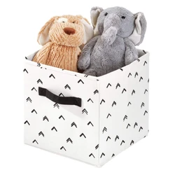 OPEN STORAGE: Fabric cube storage bin for kids room, office, nursery, bedroom, playroom, kitchen, mudroom, pantry,...