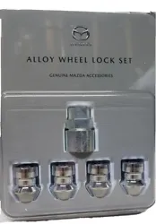 Factory Mazda Chrome Wheel Locks  C9N3V9740 fits all Mazda.