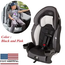 • EXTENDED USE: As your child grows, ChasePlus 2-in-1 Booster Car Seat converts from a 5-point harness booster for...