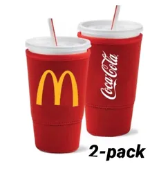 New! Mcdonalds cup sleeves!. Fits Large (30oz) McDonalds cups! Use it for any 30oz large cup! - Made of 4mm coated...