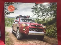 RARE 2015 Toyota 4Runner Dealer Sales Brochure 