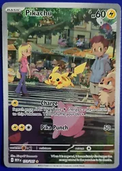 This rare and collectible card features the beloved character Pikachu from the popular game Pokémon TCG. With its...