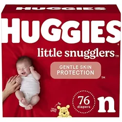 Huggies Little Snugglers Baby Diapers are designed for 360 degrees of soft and comfy gentle skin protection to help...