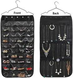 TOP QUALITY MATERIALS - This sturdy jewelry organizer is made of premium non-woven and PVC material, firm and durable....