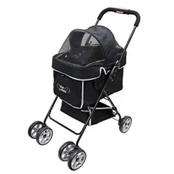 The small, yet heavy duty wheels on the Swift are designed to stabilize the entire stroller, giving you and your pets a...