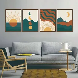 This product includes a set of 4 prints. The prints are created with high-performance matte paper and finished with a...
