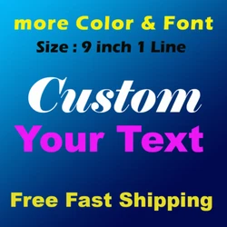 Custom Text Decal . Great for Window, painted Wall, Door, Mirror, Car Body, laptop and more. Vinyl Sticker DecalCustom...