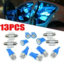 Product Features:  100% brand new and high quality. This Interior Xenon Blue LED Kit Will Include the Following bulbs...