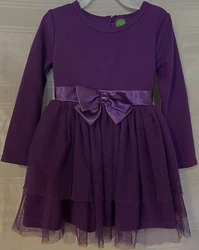 Dollie & Me Girls Deep Purple Tutu Dress. Size 5. There are little glittery subtle sparkles in bodice. Measurements:...