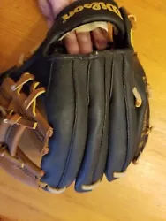 Youth Wilson T-Ball Glove Model A2291 AS1 Mini Pro RHT.  Leather in good condition, lettering worn in places.   See...
