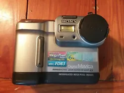 Sony Mavica MVC-FD83 Digital Camera - UNTESTED - No Battery included. [BMB5] No Battery to test camera,  could work ,...