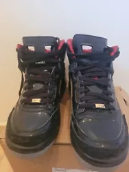 Sneakers NIKE AIR Jordan Spizike Stealth / Black Patent - 315371-001 / 43 Eur.  Bon état mis à part pellicule noir...