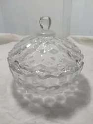 This candy dish is a must-have for any collector or anyone looking for a beautiful and functional piece.