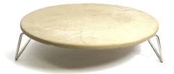 Pampered Chef 13” Round Pizza Stone Baking Family Heritage Collection USA O78KVery light use - once or twiceBeautiful...