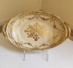 This is a Noritake Morimura Bros serving bowl or dish with two handles, dating from 1911-1921, per the mark underneath....