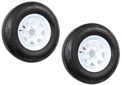Pre-Mounted Trailer Tires & Wheels; 2-Pack Radial Trailer Tire On Rim ST205/75R14 LRD 14