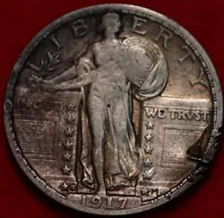 Here we have one 1917-S Standing Liberty Quarter. The coin is in raw uncertified condition and is a very nice coin....
