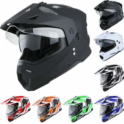 Advanced dual sports design with dual visor system(innner smoked visor & outer clear visor);. Dual Sport. Youth Full...