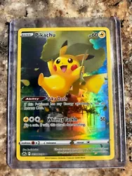 Pikachu GG30/GG70 from the Crown Zenith series, ready for your collection! Fresh from the pack and into a protective...