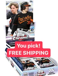 2023 Topps Chrome - Pick a Card/Complete Your Set (Base)FREE SHIPPING!Get discounts on multiples!